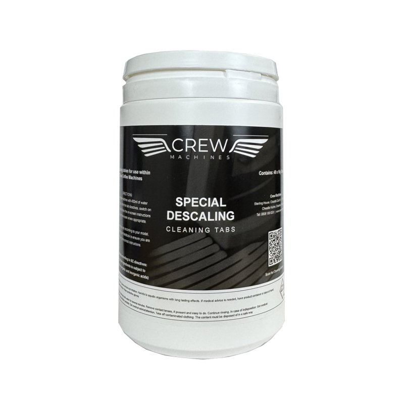 Special descale tablets for the Crew bean to cup coffee machine range